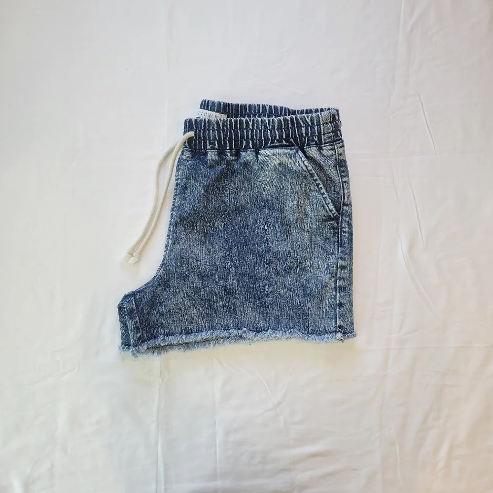 Tinseltown Drawstring Mini Shorts Size L